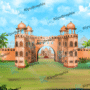 Fort Front Gate Background (PSD File)