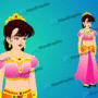 Beautiful Rajkumari Character (Adobe Animate Vector)