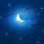 Night Moon Background (PSD File)