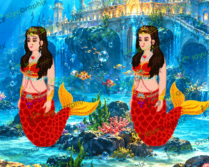 Jalpari-(Mermaid) Cartoon Character (FLA)