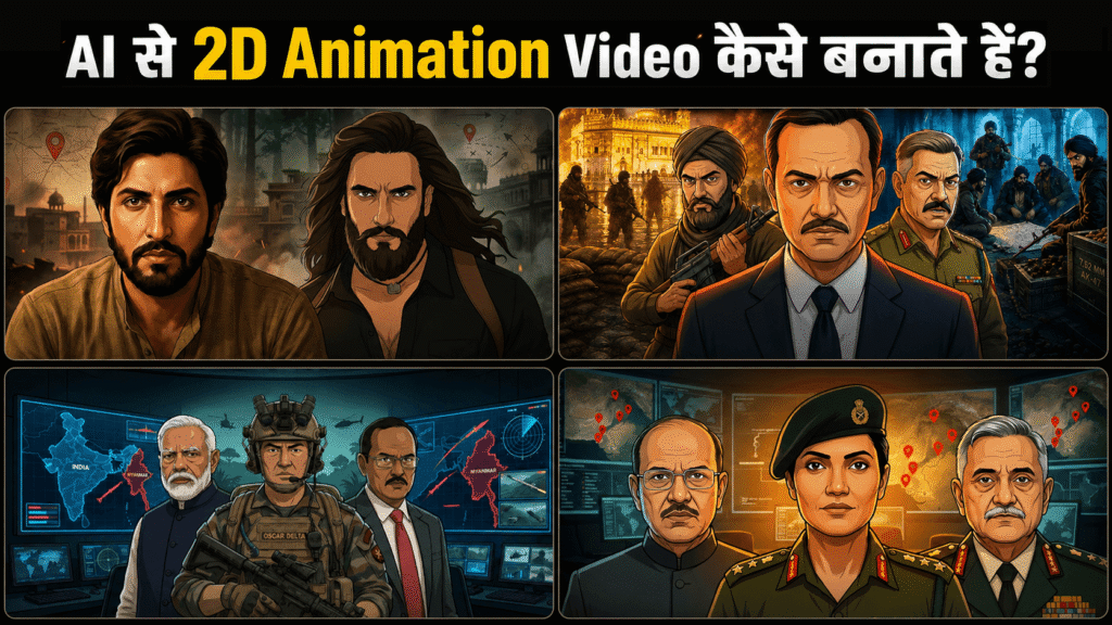 The KiyuGraphix Method for AI 2D animation preview