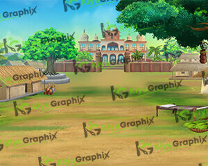 Best Fort and Village Background (PSD File)